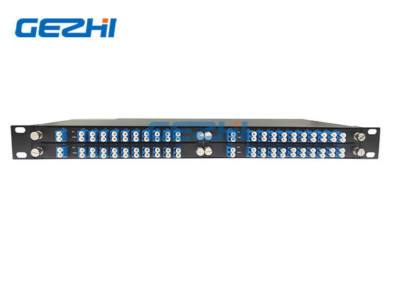 এলসি ইউপিসি 8CH 100Ghz DWDM Mux Demux 4slot র্যাক চ্যাসিস