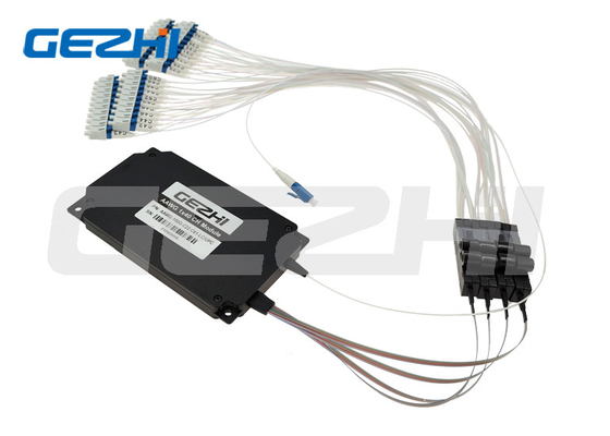 কেনা DWDM ট্রান্সমিশনের জন্য 100G 48 চ্যানেল ফ্ল্যাট টপ AAWG Mux Demux online manufacture
