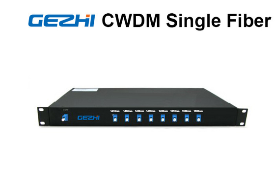 কেনা 8 চ্যানেল CWDM Mux Demux Simplex Uni - দিকনির্দেশক 1RU র্যাক মাউন্ট একক ফাইবার online manufacture