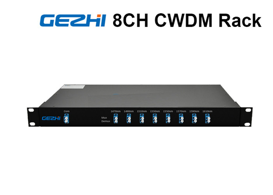 কেনা CATV লিঙ্কের জন্য 1RU র্যাক চ্যাসিস WDM ফাইবার অপটিক মাল্টিপ্লেক্সার LC/UPC ডুপ্লেক্স online manufacture