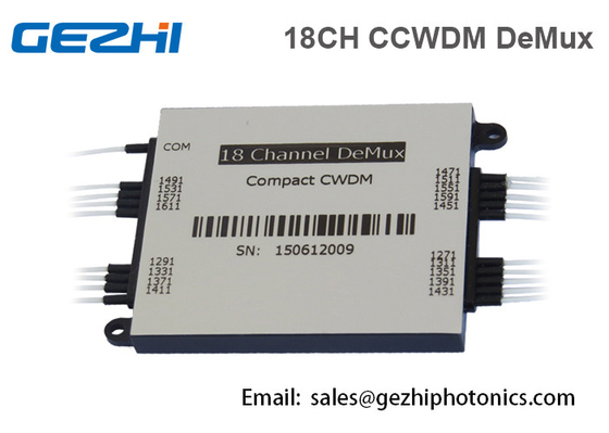 কেনা 18CH কমপ্যাক্ট CWDM Mux Demux মডিউল অপটিক্যাল প্যাসিভ মাল্টিপ্লেক্সার online manufacture