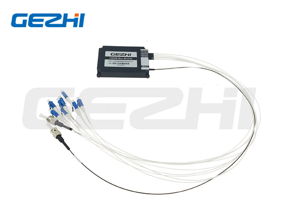 কেনা 1*8 CWDM একক কোর ফাইবার 1470~1610nm প্যাসিভ মাল্টিপ্লেক্সার স্প্লিটার WDM CWDM Mux Demux মডিউল LC/UPC ST/UPC এক্সপ্রেস সহ online manufacture
