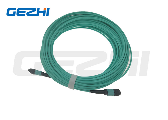 কেনা LC MPO OM3 ফাইবার অপটিক প্যাচ কর্ড FTTH এর জন্য কাস্টমাইজড দৈর্ঘ্য online manufacture