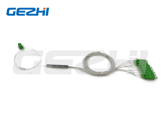 কেনা FTTH এর জন্য মিনি টাইপ SC APC 1x8 PLC স্প্লিটার ফাইবার অপটিক প্যাসিভ উপাদান online manufacture