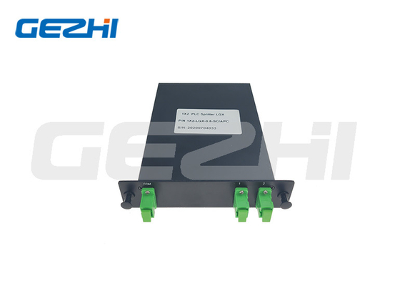 কেনা LGX ক্যাসেট টাইপ FTTH PLC স্প্লিটার 1x2 ফাইবার অপটিক ABS বক্স PLC স্প্লিটার online manufacture