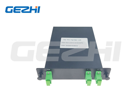 কেনা FTTH FTTA ডিস্ট্রিবিউশন বক্সের জন্য 1x2 LGX বক্স ফাইবার অপটিক্যাল স্প্লিটার 1*2 SC/APC সংযোগকারী online manufacture
