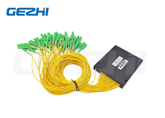 কেনা ABS ক্যাসেট টাইপ সহ 1X64 PLC স্প্লিটার ফাইবার অপটিক প্যাসিভ উপাদান online manufacture