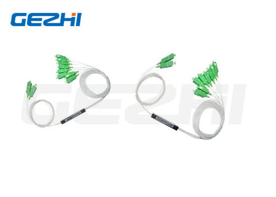 কেনা FTTx অ্যাপ্লিকেশনের জন্য 2X8 LC G657A1 0.9mm স্টিল টাইপ ফাইবার অপটিক পিএলসি স্প্লিটার অনলাইনে উৎপাদন