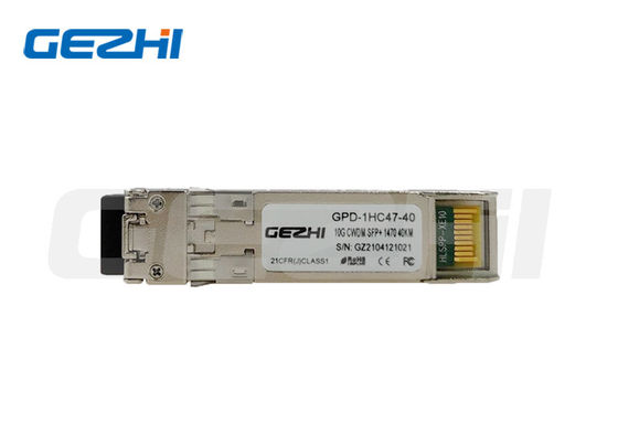 কেনা গিগাবিট ইথারনেট সুইচের জন্য 10G ডেটা রেট CWDM 1490nm 40KM SFP+ ট্রান্সসিভার মডিউল অনলাইনে উৎপাদন