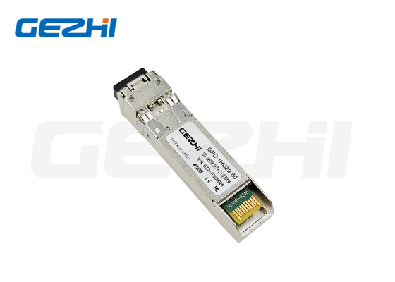 কেনা ইথারনেট নেটওয়ার্কের জন্য SM 10G DWDM SFP+ 80km অপটিক্যাল ট্রান্সিভার মডিউল online manufacture