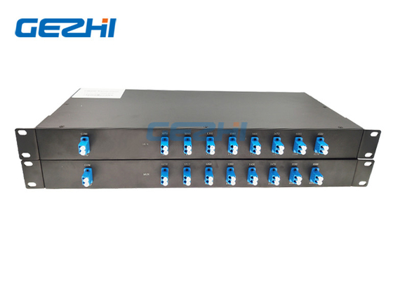 8 চ্যানেল তরঙ্গদৈর্ঘ্য CWDM মডিউল দুটি ফাইবার লো IL 19