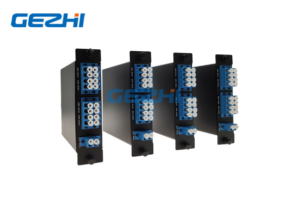 অপটিক্যাল CWDM Mux Demux 8CH Duplex CWDM মাল্টিপ্লেক্সার অ্যাড/ড্রপের জন্য
