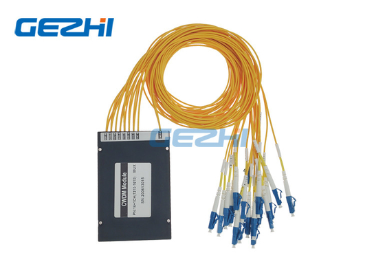 16 চ্যানেল CWDM মডিউল LC/PC 1310 - 1610nm ফাইবার অপটিক্যাল বক্স