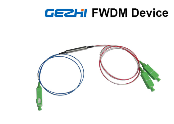 3 পোর্ট FWDM ফিল্টার CWDM Mux Demux পাস 1490nm প্রতিফলিত 1310 / 1550nm