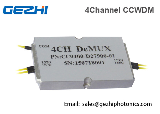 মিনি মডিউল 4 চ্যানেল CWDM Mux কমপ্যাক্ট CWDM 1270 - PON নেটওয়ার্কের জন্য 1610nm