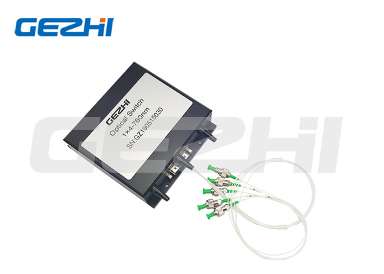 ওম 1x4 ফাইবার নেটওয়ার্ক সুইচ 1260-1650nm তরঙ্গদৈর্ঘ্য