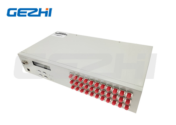 RJ45 ইথারনেট রিমোট ম্যানেজমেন্ট 1x32 পোর্ট 100M ফাইবার অপটিক্যাল সুইচ কম সন্নিবেশ ক্ষতি
