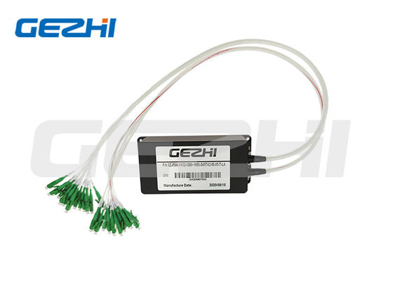 GEZHI Photonics 1x32 পোর্ট অপটিক্যাল সুইচ FTTx সলিউশনের জন্য 1310/1550nm তরঙ্গদৈর্ঘ্য সহ