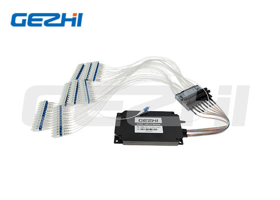 দীর্ঘ দূরত্বের নেটওয়ার্কগুলির জন্য মেটাল বক্স প্যাকেজ সহ 1x96 চ্যানেল 50GHz AAWG DWDM মডিউল