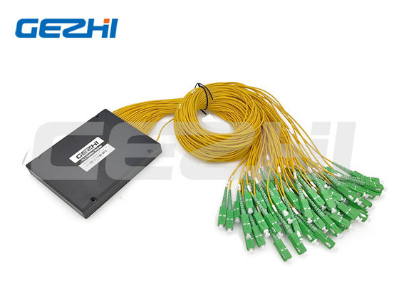 FTTH PON নেটওয়ার্কের জন্য OEM 1x64 G657A1 SC/APC PLC স্প্লিটার ABS মডিউল