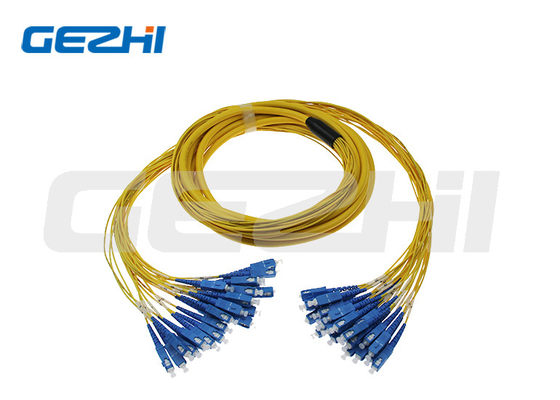 12 কোর ফাইবার অপটিক প্যাচ লিড SC/PC/UPC/APC ফাইবার অপটিক প্যাচ কেবল