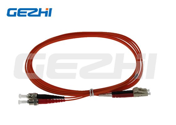 FTTH এর জন্য ডুপ্লেক্স এলসি থেকে এসটি প্যাচ ক্যাবল সিরিজ ফাইবার অপটিক প্যাচ কর্ড