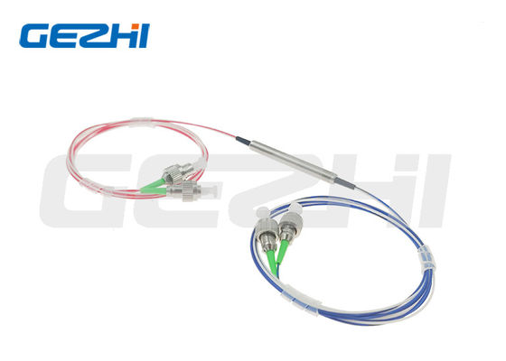 CATV সিস্টেমের জন্য কম সন্নিবেশ ক্ষতি 4 পোর্ট ফাইবার অপটিক সার্কুলেটর উচ্চ বিচ্ছিন্নতা সহ