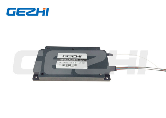 ABS ব্ল্যাক বক্স 40/48 চ্যানেল AAWG DWDM মডিউল LC/SC/FC সংযোগকারী উচ্চ স্থিতিশীলতা
