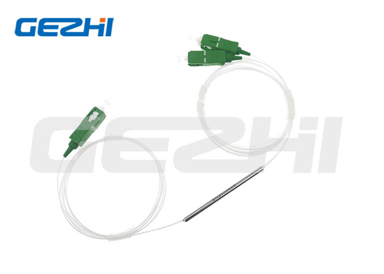 FTTX FTTH 1X2 FBT কাপলার 2 ওয়ে SC/APC মিনি FBT স্প্লিটার 1310nm বা 1550nm