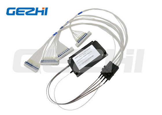40 CH 100GHz Athermal AAWG DWDM মডিউল ফ্ল্যাট টপ গাউসিয়ান ফিল্টার