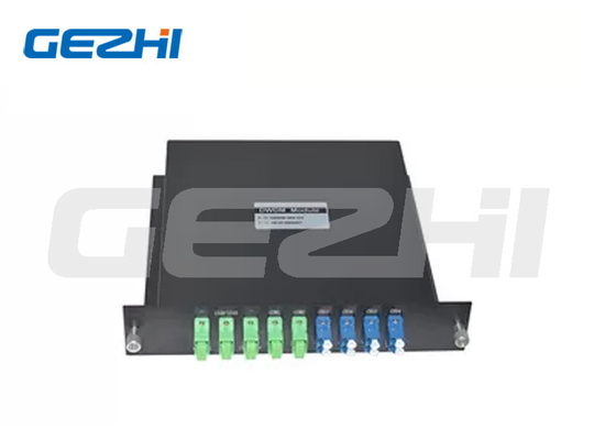 হাই আইসোলেশন অপটিক্যাল DWDM Mux Demux 2X4CH ডুয়াল ফাইবার LGX প্রকার