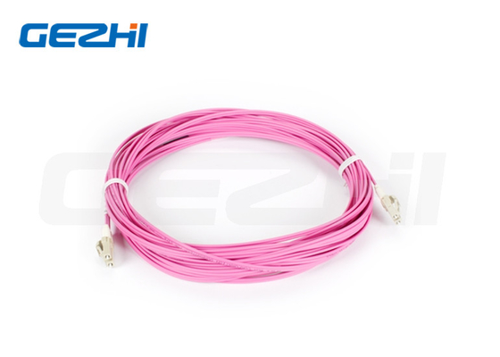 LC MM 50/125 ডুপ্লেক্স LC OM4 ফাইবার অপটিক্যাল প্যাচ কর্ড