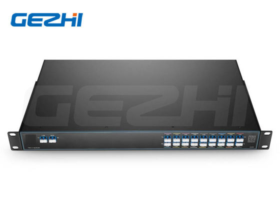 18 চ্যানেল 1270-1610nm CWDM Mux Demux মনিটর পোর্ট এবং TFF প্রযুক্তি সহ
