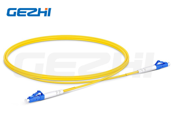 OEM সিঙ্গল মোড ফাইবার প্যাচ ক্যাবল এলসি/ইউপিসি থেকে এলসি/ইউপিসি সিম্প্লেক্স ওএস২ 1310/1550nm