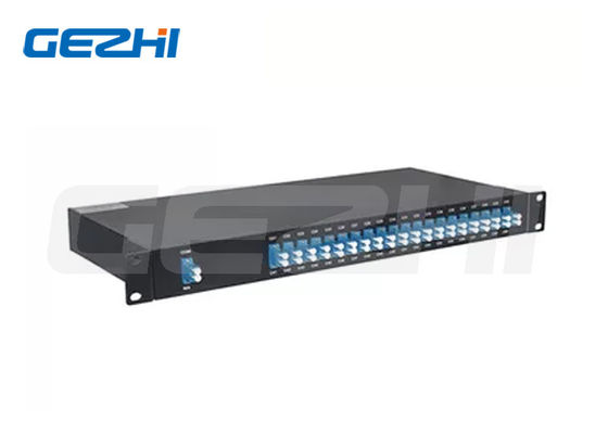 40 চ্যানেল ডুয়াল ফাইবার DWDM Mux Demux অ্যাথার্মাল ডিজাইন সহ 1U র্যাক মাউন্ট AAWG প্যাসিভ ডিভাইস