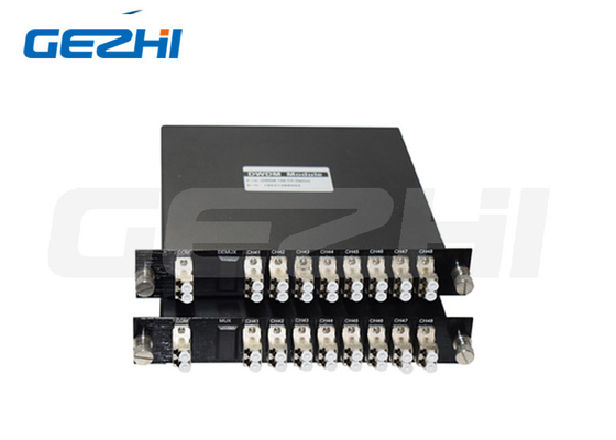 8CH DWDM Mux Demux মডিউল CH41-CH48 ডুয়াল ফাইবার LGX মেটাল কানেক্টর সহ