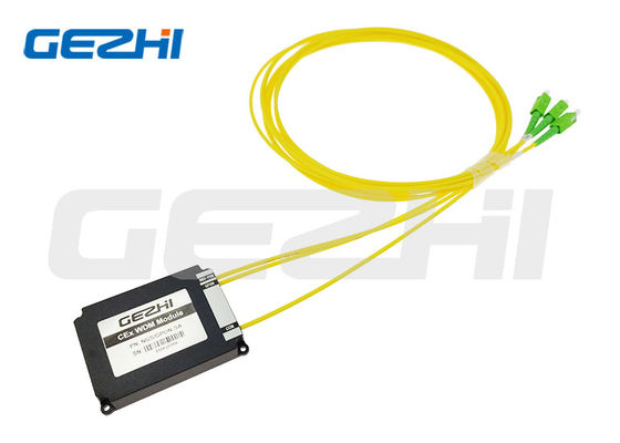 CEX WDM1R FWDM মডিউল WDM Mux Demux কম সন্নিবেশ লস হাই চ্যানেল আইসোলেশন এবং RoHS অনুগত