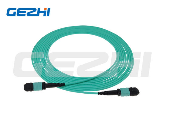 MPO Patch Cord OM3 Multimode 50/125μm with 8F /12F /24F Fiber Count and MPO/MTP Connector for High-Density Data Centers