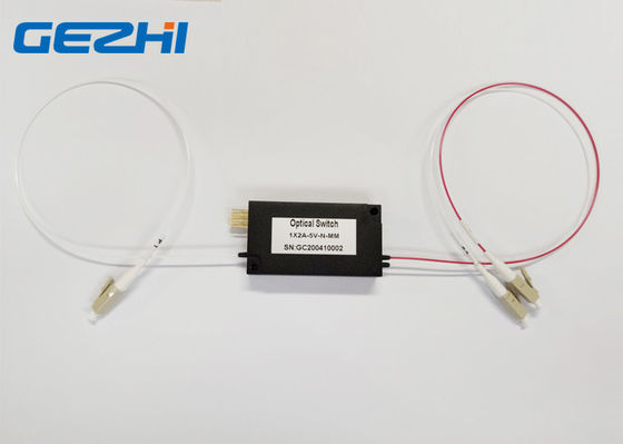 নন ল্যাচিং মাল্টি মোড 1x2A 850nm ফাইবার অপটিকাল সুইচগুলি