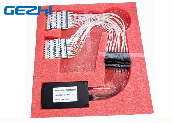 50GHz গসশন 1x80CH এএডাব্লুজি মুক্স ডেমাক্স মডিউল