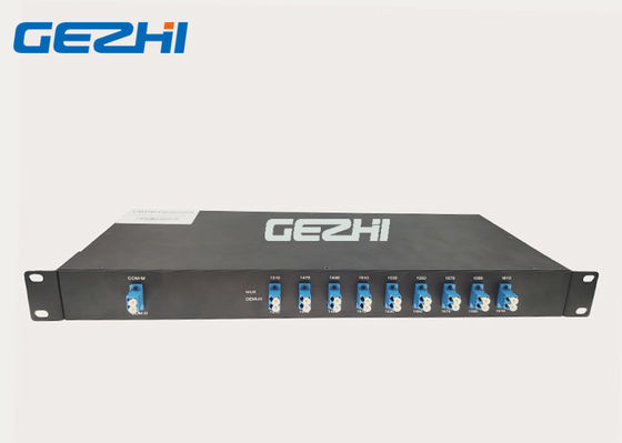 এলসি ইউপিসি টু ফাইবার 1U 1x8 1310nm ম্যাক্স ডেমাক্স 8CH মোটা ডাব্লুডিএম