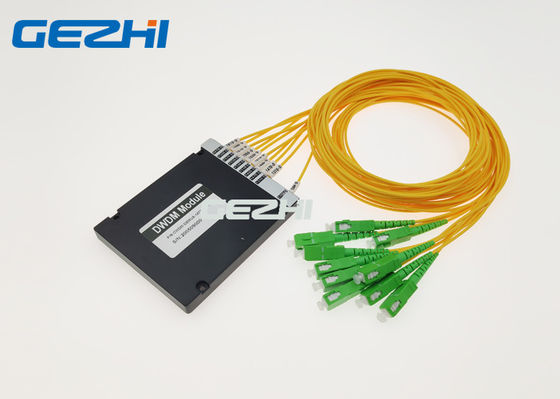 1x8 CWDM প্যাসিভ মাল্টিপ্লেক্সার ফাইবার অপটিকাল উপাদান Comp