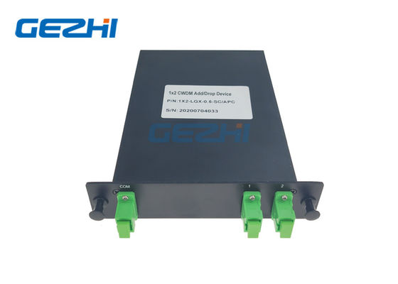 1510nm 1x2 CWDM সিঙ্গল অ্যাড ড্রপ প্যাসিভ মাল্টিপ্লেক্সার মডিউল