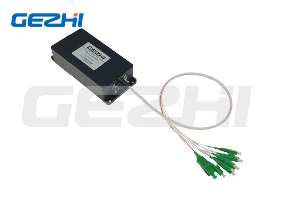 1260 ~ 1650nm 1x8 অপটিক্যাল সুইচ 500mW FSW-1x8-SM RS232 ইন্টারফেস সহ