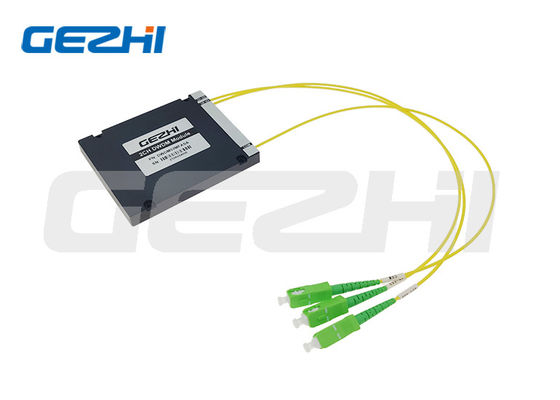 16 চ্যানেল 100Ghz DWDM Mux Demux মডিউল ITU-T গ্রিড LC UPC সংযোগকারী